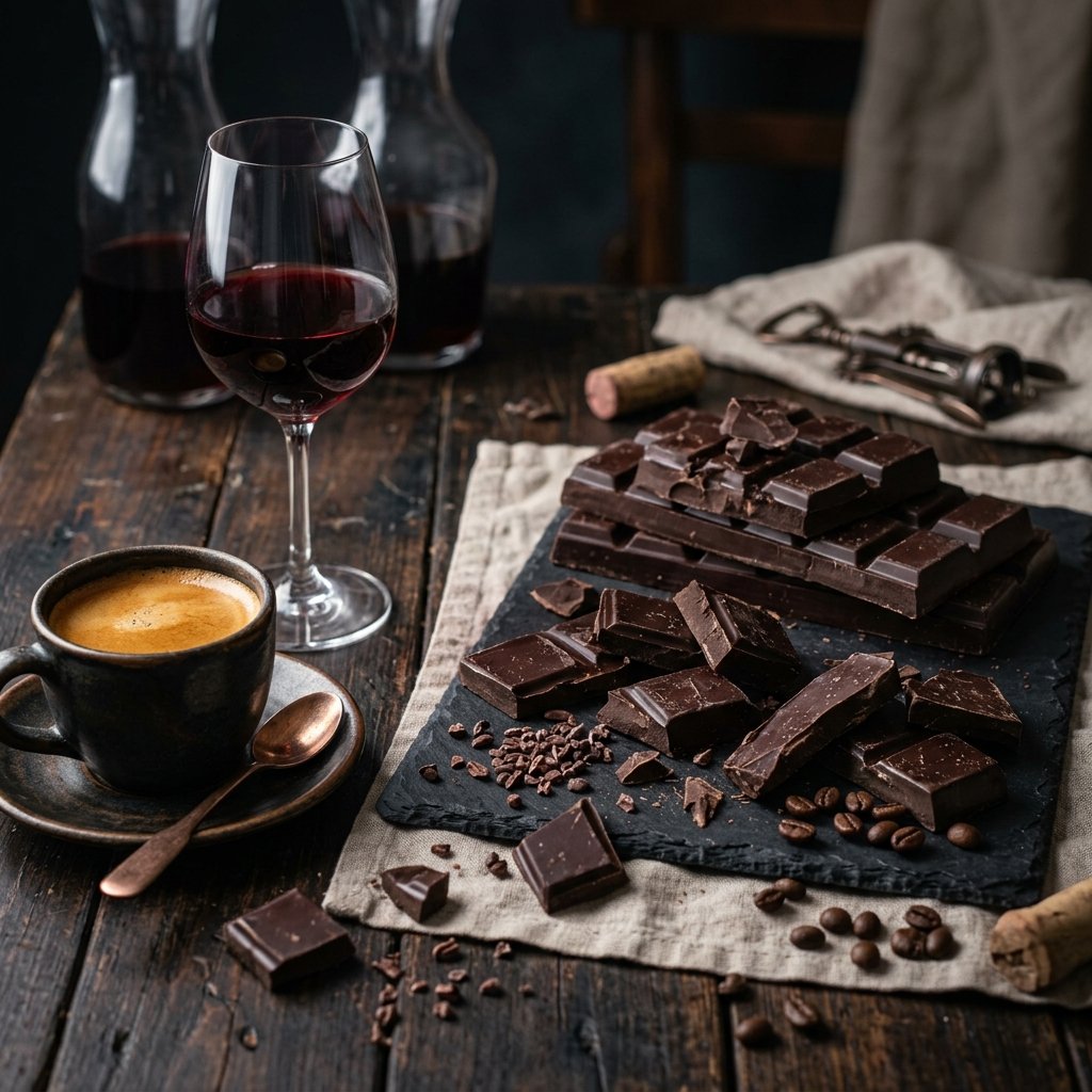 60% Dark Chocolate paired with Espresso